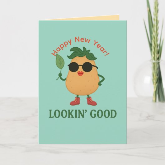 Carte Funny Potato Greeting Card (Devant)