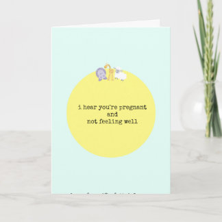 Carte Funny Pregnancy