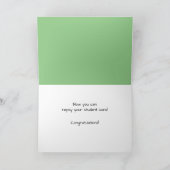 Carte Funny Professeur Associé Félicitations (Intérieur)