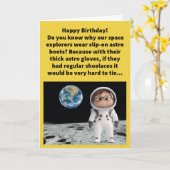 Carte Funny Pun Astro Knots Joyeux Anniversaire (Fleur jaune)