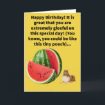 Carte Funny Pun Melon Collie Joyeux anniversaire<br><div class="desc">C'est bien d'être heureux pour ton anniversaire ! Si Lassie avait des chiots au milieu d'une tache de cantaloupe,  ces petits canines seraient des coliques melons,  n'est-ce pas ? S'il vous plaît profiter de cette drôle de pun joyeuse carte d'anniversaire!</div>