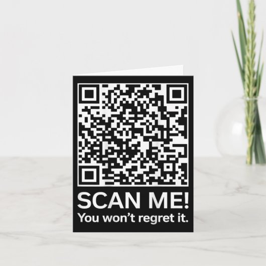 Carte Funny Qr President Trump 4547 Trump Dancing Code ( (Devant)