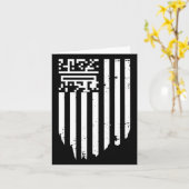 Carte Funny Qr President Trump Dance Code (Fleur jaune)