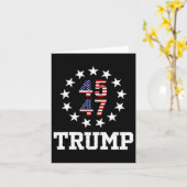 Carte Funny Qr Président Trump Dance Code Inauguration D (Fleur jaune)