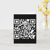 Carte Funny Qr President Trump Dance Code (sur Byck) 5 (Fleur jaune)