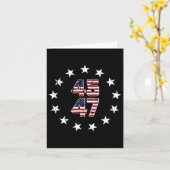 Carte Funny Qr President Trump Dance Code (sur Byck) 7 (Fleur jaune)
