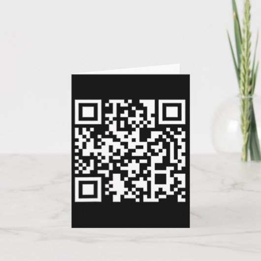 Carte Funny Qr Trump 47 Jour de l'Inauguration 2025 Code (Devant)