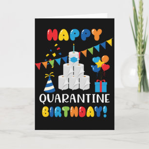 Carte Funny Quarantine Happy Birthday