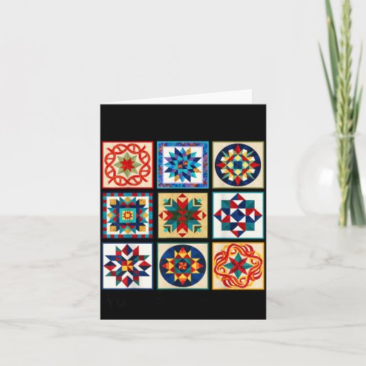 Carte Funny Quilting Sewing Make A Quilt Patterns Quilte (Devant)