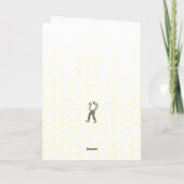 Carte Funny Quirky Pomme Head Rosh Hashanah Fun Salutati (Dos)
