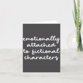 Carte Funny Quote For Book Lovers Modern Script  (Devant)