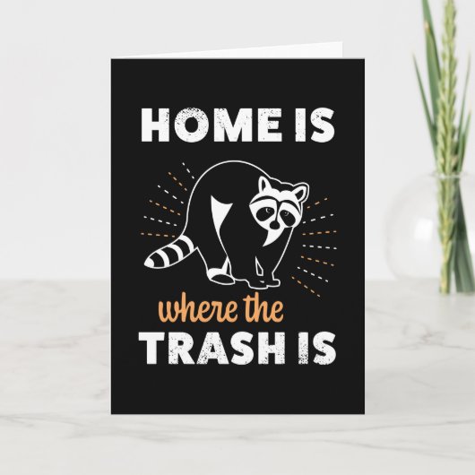 Carte Funny Raccoon Trash panda Racoon Gift (Devant)