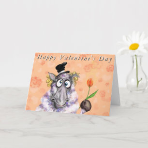 Carte Funny Ram Valentine's Day Card