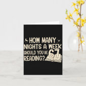 Carte Funny Reading 67 Six Seven Meme Englieacher Book L (Fleur jaune)