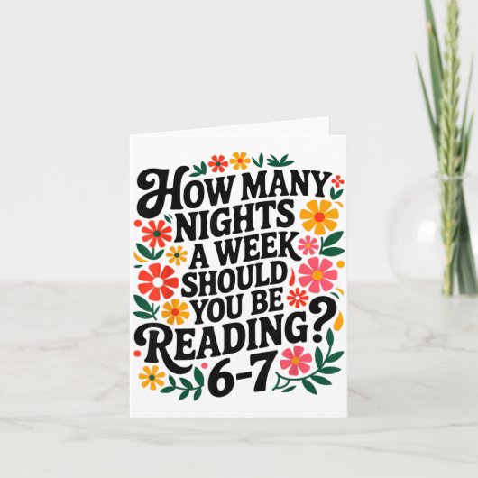 Carte Funny Reading 6 7 Six Seven Meme Englieacher Book (Devant)