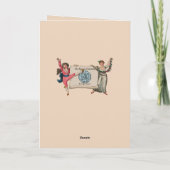 Carte Funny Regency Style Dachshund Blank Card (Dos)