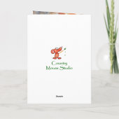 Carte Funny Renard Punny Anniversaire Animaux Nature (Dos)