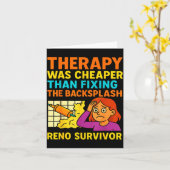 Carte Funny Renovation Remodeling Diy Construction New H (Fleur jaune)