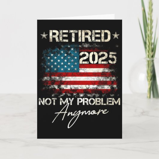 Carte Funny Retirement For Dad Men Women. Uni Retired 20 (Devant)