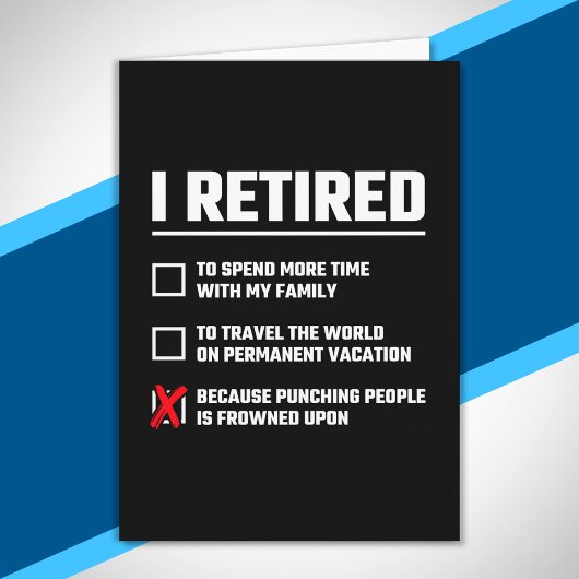 Carte Funny Retirement - I'm Retired - Happy Retirement