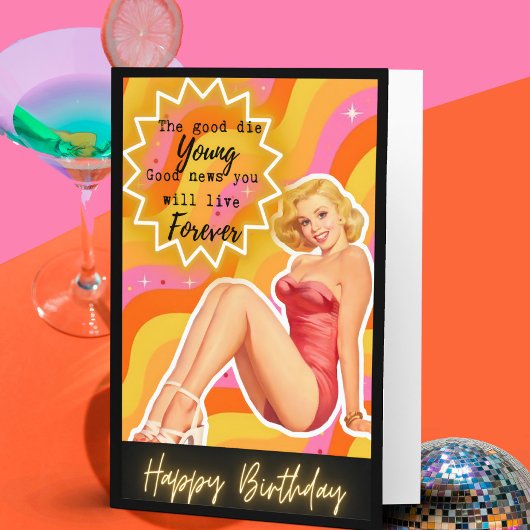 Carte Funny Retro Birthday Card Best Friend-Sassy-Foreve