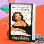 Carte Funny Retro Birthday Card Best Friend-Sassy-Silver