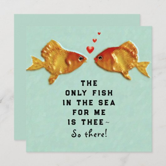 Carte Funny Romantique Saint-Valentin (Devant / Derrière)