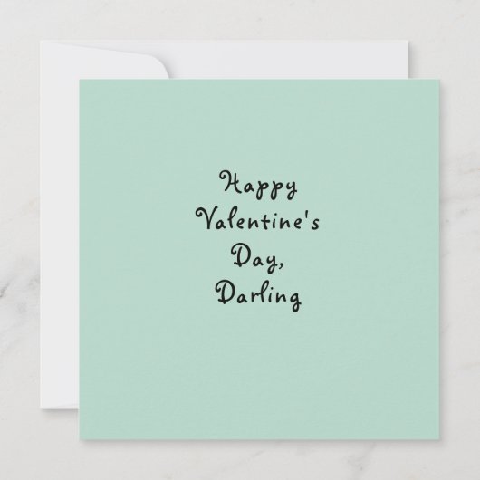 Carte Funny Romantique Saint-Valentin (Dos)