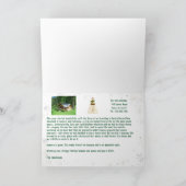 Carte Funny Rudolph Oh Deer Nous avons déplacé 3 Photos (Intérieur)