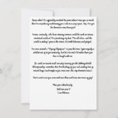 Carte Funny Sad Miss Missing you Friendship card Cute (Dos)