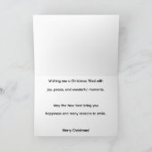 Carte Funny Santa Christmas Card (Intérieur)