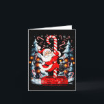 Carte Funny Santa Christmas Tree Xmas Family Men Women K<br><div class="desc">Funny Santa Christmas Tree Xmas Family Men Women Kids</div>