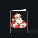 Carte Funny Santa Says Six Seven Christmas 67 Meme Xmas<br><div class="desc">Funny Santa Says Six Seven Christmas 67 Meme Xmas Boys Girls</div>