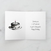 Carte Funny Sarcastic Aging Birthday  (Intérieur)