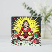 Carte Funny Sarcastic Christmas Humor (Debout devant)