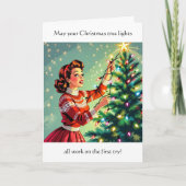 Carte Funny Sarcastic Retro Christmas Humor (Devant)
