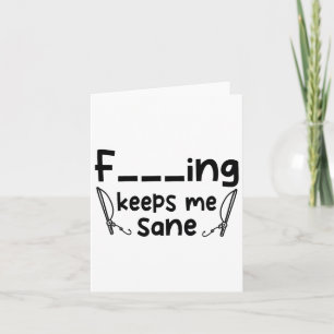 Carte Funny Sarcastique pêche me garde la mer 1