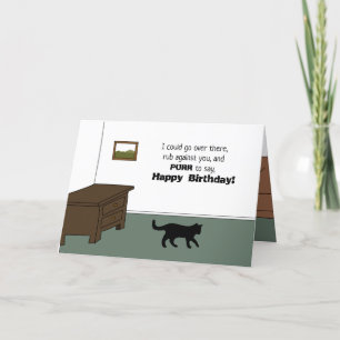 Carte Funny Sassy Cat Snarky Joyeux anniversaire Cat Lov