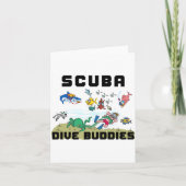 Carte Funny Scuba Dive Buddy (Devant)