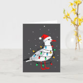 Carte Funny Seagull Bird Christmas Animal Lover  (Fleur jaune)
