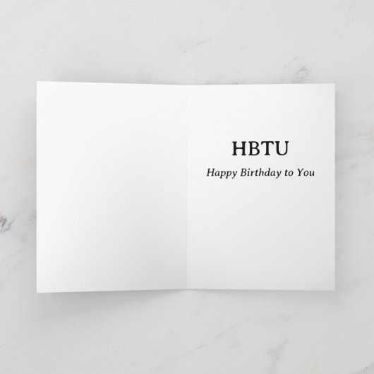 Carte Funny Senior Texting Code (Intérieur)