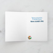 Carte Funny Shark Enfant et papa dans la Fête des pères (Intérieur)