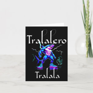 Carte Funny Shark Meme - Tralalero Tralala Brainrot Vibe