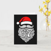 Carte Funny Six Seven 6 7 Meme Santa Christmas Shirt Men (Fleur jaune)