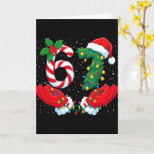 Carte Funny Six Seven Meme Christmas 67 Xmas Men Women K (Fleur jaune)