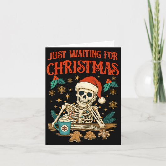 Carte Funny Skeleton Christmas (Devant)