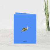 Carte Funny Snail modifiable (Dos)