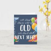 Carte Funny Snarky Joyeux anniversaire (Fleur jaune)