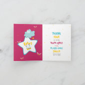 Carte Funny Sparkly Magique Tooth Merci de fée (Intérieur)