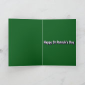 Carte Funny St Patrick's Day Card (Intérieur)